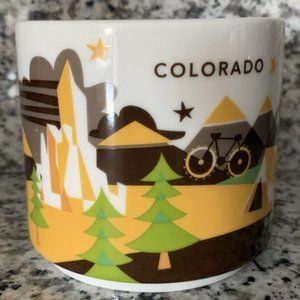 STARBUCKS Colorado You Are Here Collection coffee mug 2014 LN